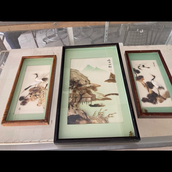 Rare oriental style panels